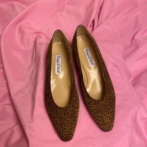 Women’s Suede Leopard Print Pumps by Coup d ‘etat - 10M